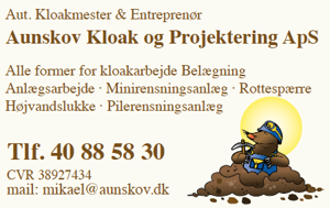 Aunskov kloak og projektering ApS